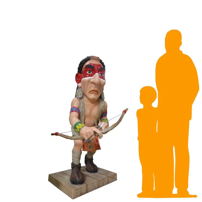 Bowing Indian Life Size Statue LM Treasures - PT