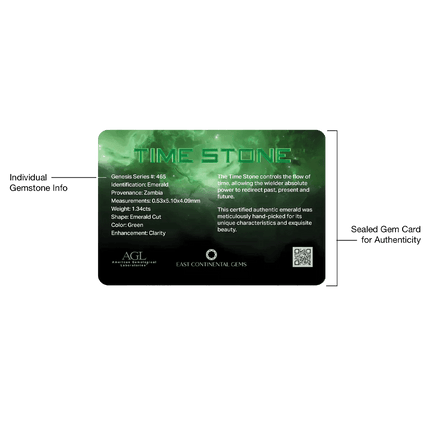 Marvel Genesis Series Time Stone Gemstone - LM Treasures 