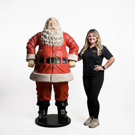 Jolly Santa Claus Christmas Life Size Statue LM Treasures - H