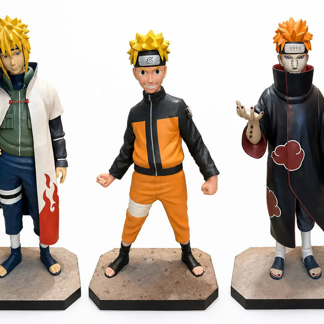 Naruto Legends Life-Size Statue Collection – Naruto, Minato & Pain 3-Piece Set LM Treasures - P
