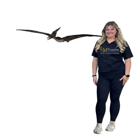 Baby Pteranodon Dinosaur Life Size Statue LM Treasures - H