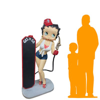 Betty Gasoline Girl Life Size Statue - LM Treasures 