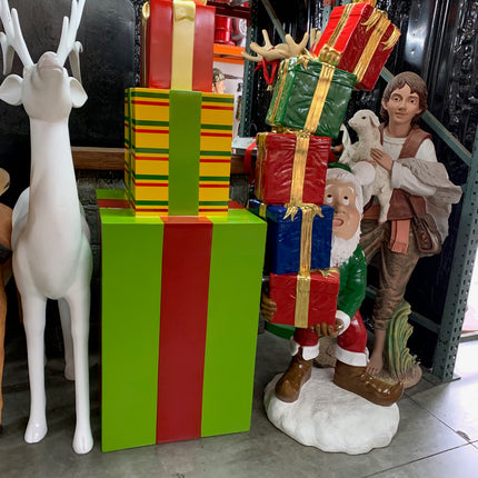 Stacked Gifts Over Sized Statue - LM Treasures 
