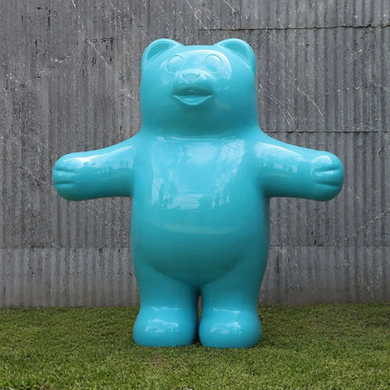 Jumbo Light Blue Gummy Bear Over Sized Statue LM Treasures - H