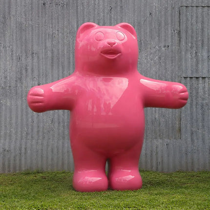 Jumbo Light Pink Gummy Bear Over Sized Statue LM Treasures - H