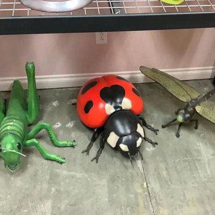 Lady Bug Insect Over Sized Statue - LM Treasures 