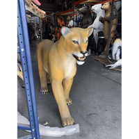 Lioness Walking Life Size Statue - LM Treasures 