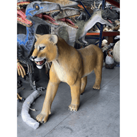 Lioness Walking Life Size Statue - LM Treasures 