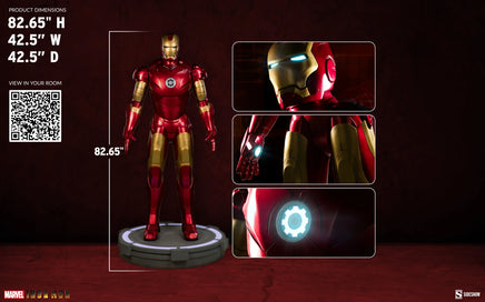 Iron Man Mark III Sideshow Life Size Statue - LM Treasures 