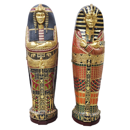 Egyptian Sarcophagus King Tut Life Size Statue - LM Treasures 