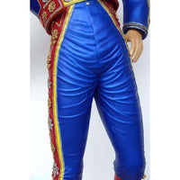 Bull Fighter Flag Life Size Statue - LM Treasures 