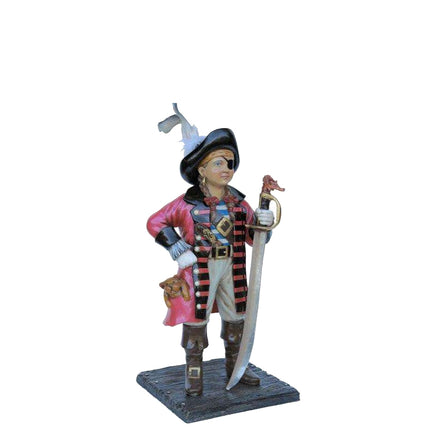 Pirate Girl Life Size Statue - LM Treasures 