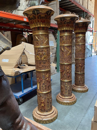 Single Egyptian Column Life Size Statue - LM Treasures 