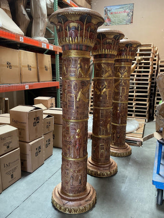 Single Egyptian Column Life Size Statue - LM Treasures 