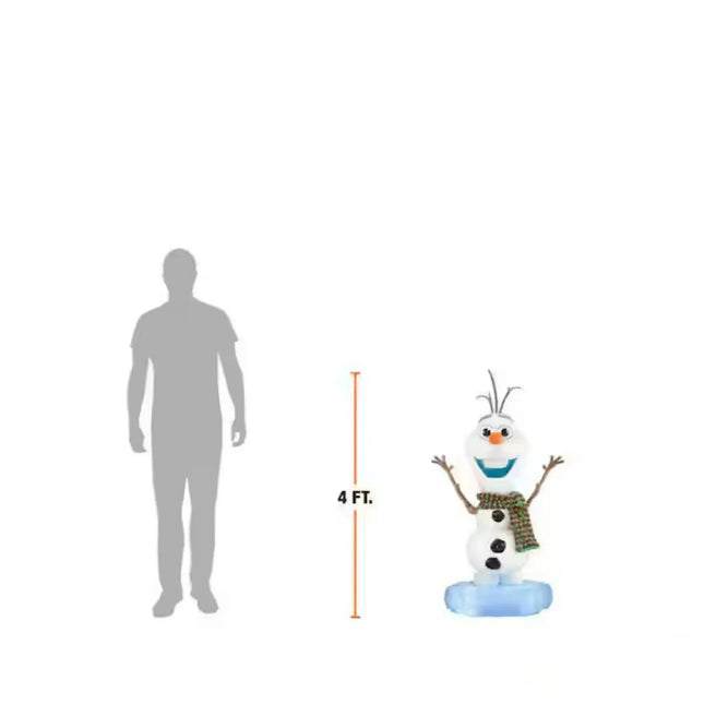 Animated LED Olaf Light Up Snowman Statue LM Treasures - P