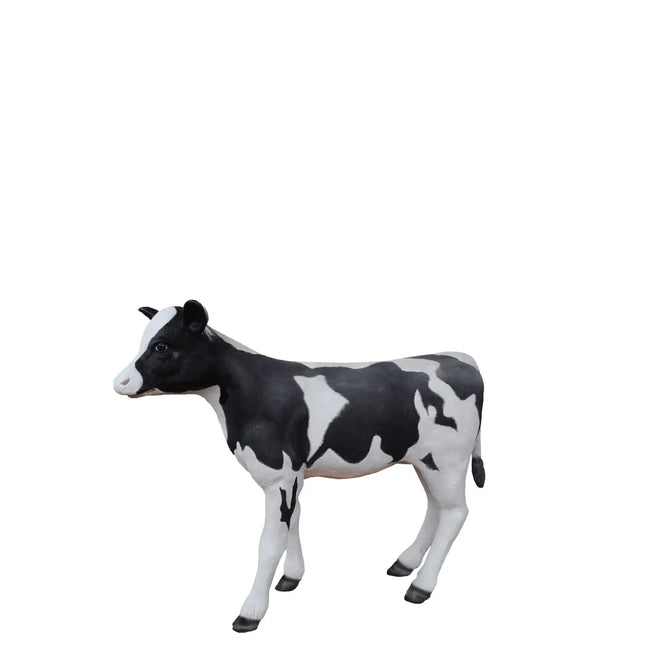 Large Baby Holstein Cow Calf Statue