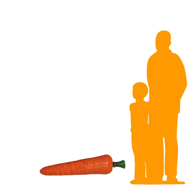 Carrot Over Sized Vegetable Statue - LM Treasures 