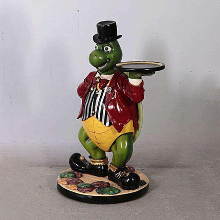 Turtle Butler Life Size Statue