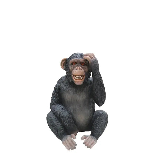 Monkey Max Chimpanzee Life Size Statue LM Treasures - PT