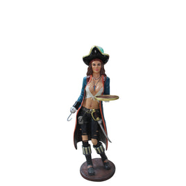 Small Lady Pirate Butler Anne Statue - LM Treasures 