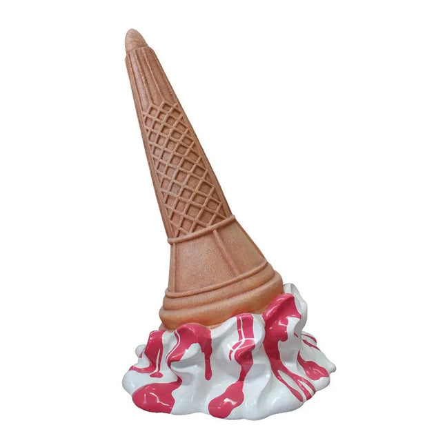 Strawberry Melting Ice Cream Over Sized Statue LM Treasures - PT