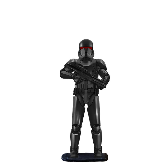 Space Trooper In Black Life Size Statue