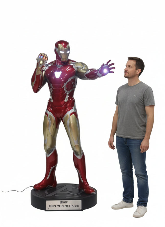 Iron Man Avengers: Endgame Iron Man Mark 85 Life Size Statue LM Treasures - BK