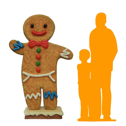 Large Papa Gingerbread Cookie Over Sized Statue - LM Treasures 