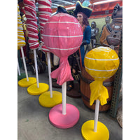 Large Pink Lollipop Over Sized Statue - LM Treasures 