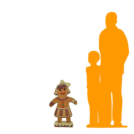 Small Mama Gingerbread Cookie Over Sized Statue - LM Treasures 