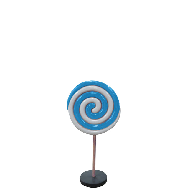 Small Blue Twirl Lollipop Over Sized Statue LM Treasures - PT