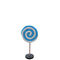 Small Blue Twirl Lollipop Over Sized Statue - LM Treasures 