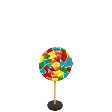 Small Rainbow Twirl Lollipop Over Sized Statue - LM Treasures 