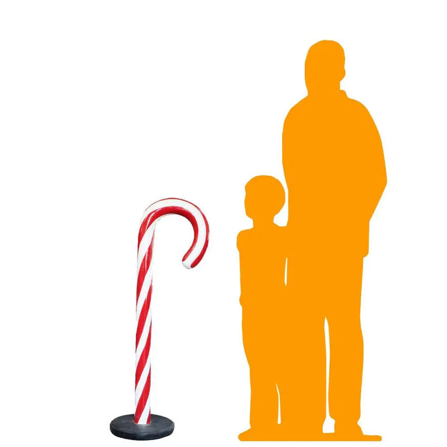 Small Peppermint Candy Cane Over Sized Statue LM Treasures - PT