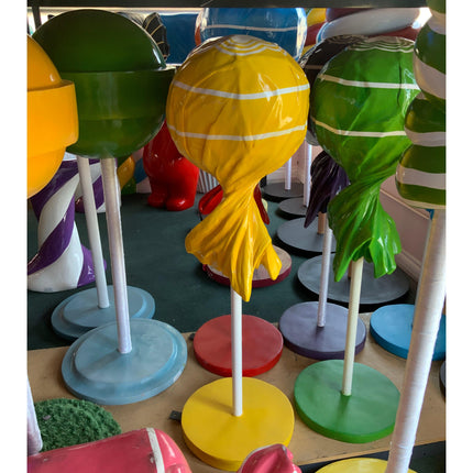 Green Lollipop Over Sized Statue - LM Treasures 
