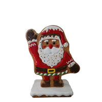 Santa Gingerbread Cookie Over Sized Statue - LM Treasures 