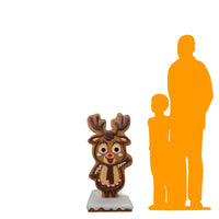 Reindeer Gingerbread Cookie Over Sized Statue - LM Treasures 