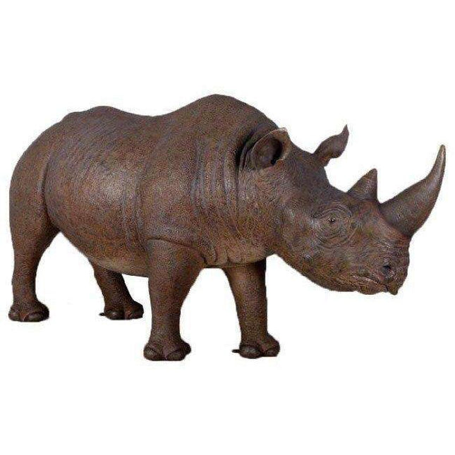 Rhinoceros Life Size Statue - LM Treasures 