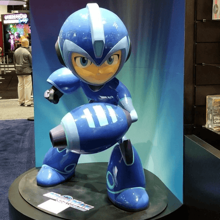 Mega Man Fully Charged 1:1 Scale Life Size Statue - LM Treasures 