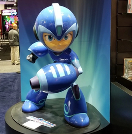 Mega Man Fully Charged 1:1 Scale Life Size Statue - LM Treasures 