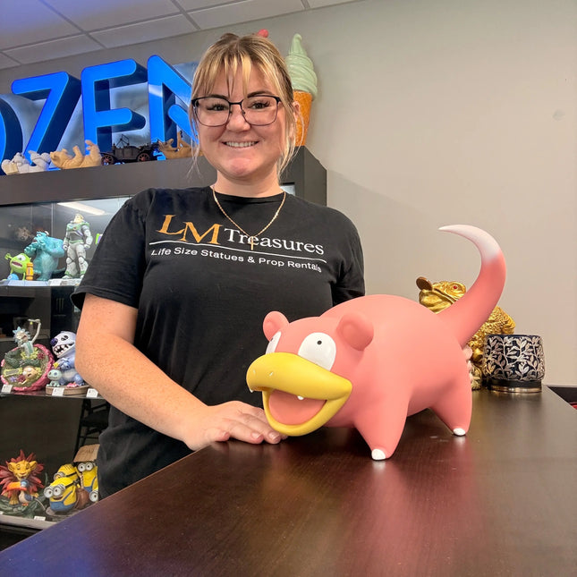 Pokemon Slowpoke Table Top Statue LM Treasures - IN
