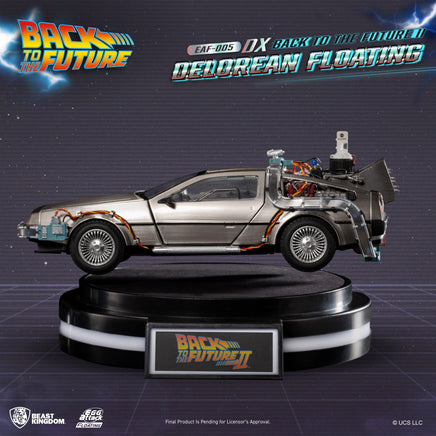 Back to the Future II Delorean Floating DX Version Statue Beast Kingdom - LM Treasures 