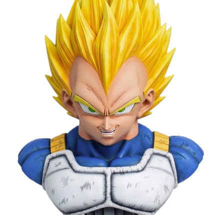 Dragon Ball Z Vegeta Life-Size Statue & Bust Combo 1:1 Scale LM Treasures