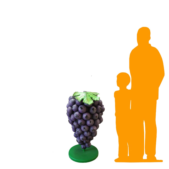 Purple Grapes Over Size Statue LM Treasures - A