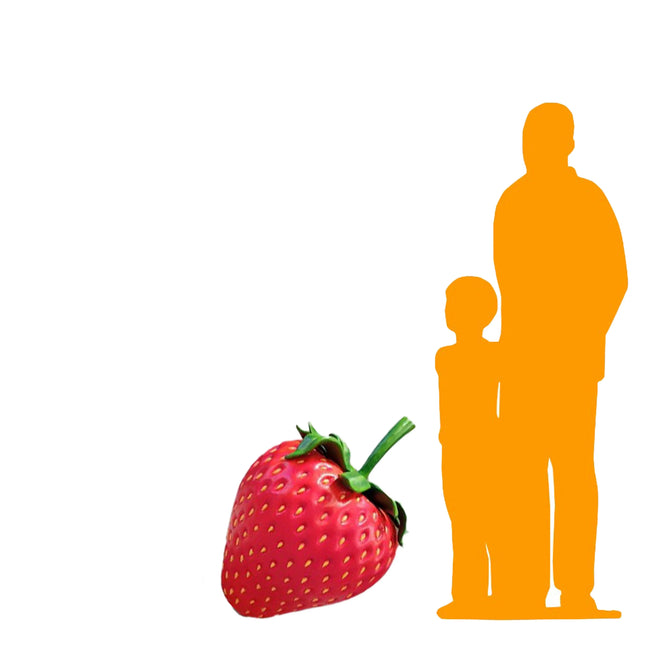 Giant Strawberry Over Sized Statue LM Treasures - A