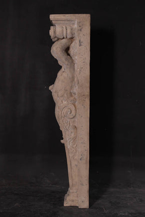 Cherub Stone Column Set Life Size Statue - LM Treasures 