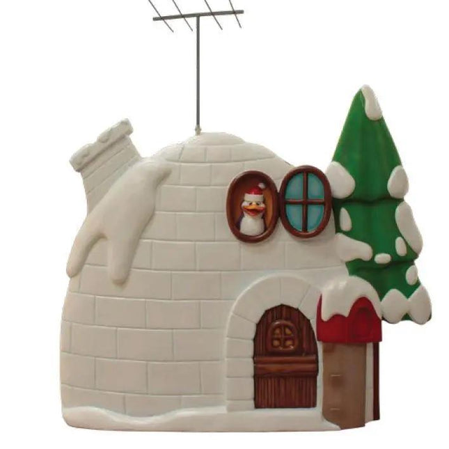 Igloo House Backdrop Facade Statue LM Treasures - T