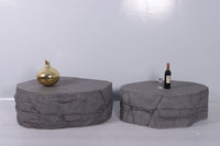 Rock Table Chair Life Size Statue - LM Treasures 