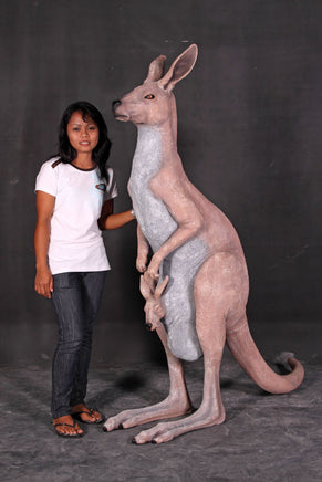 Kangaroo Life Size Statue - LM Treasures 