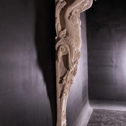 Stone Lady Column Large Life Size Statue - LM Treasures 